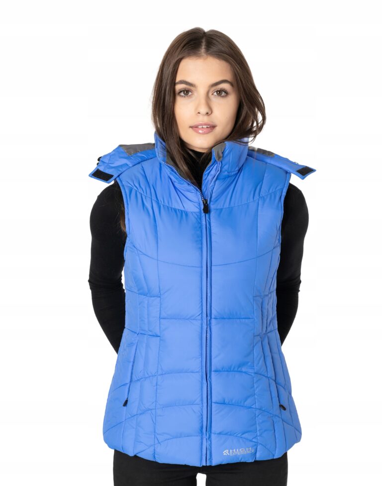Puchowa Kamizelka Damska Bezrękawnik S102-03 r L