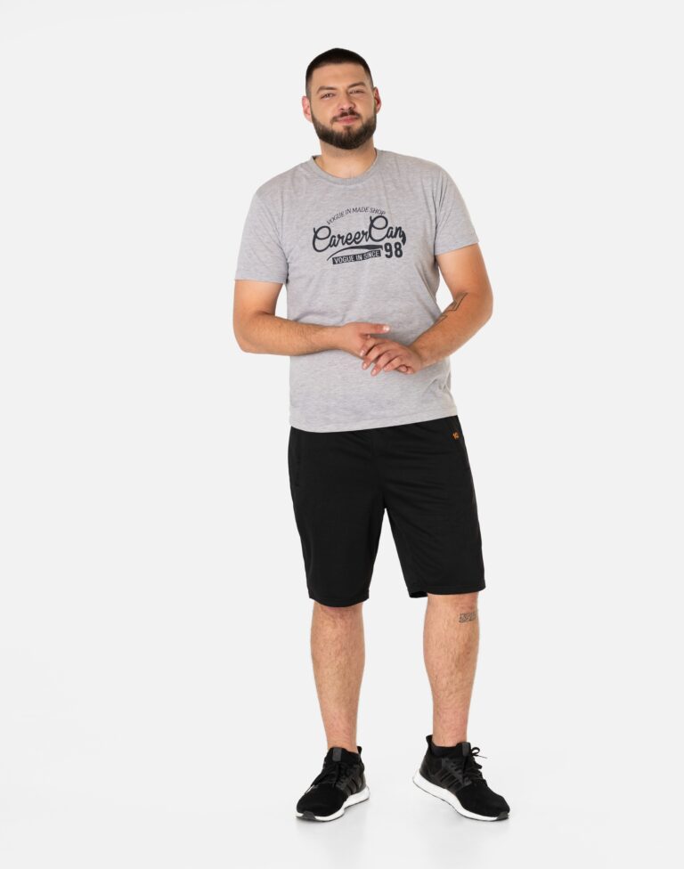 Krótkie Spodnie Spodenki Dresowe Męskie Dresy Sportowe Treningowe 6660-2 L