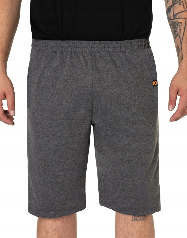 Krótkie Spodnie Spodenki Dresowe Męskie Dres Sportowe Treningowe 6660-1 3XL