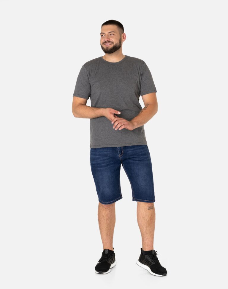 Cienkie Krótkie Spodnie Spodenki Jeans Dżinsy Szorty Męskie Lato 7204 W34