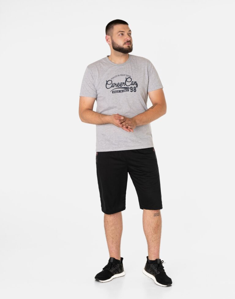 Krótkie Spodnie Spodenki Dresowe Męskie Szorty Dresy Sportowe 66498-02 4XL