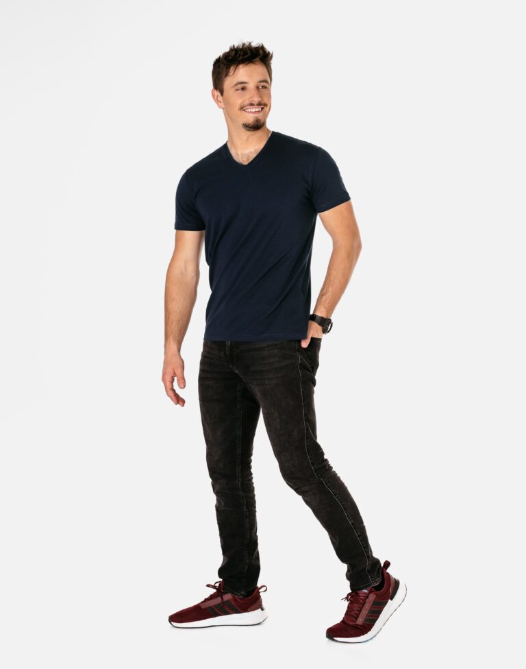 Koszulka Podkoszulek Tshirt Męski Gładki Bawełniany Krótki Rękaw 24006-5 L