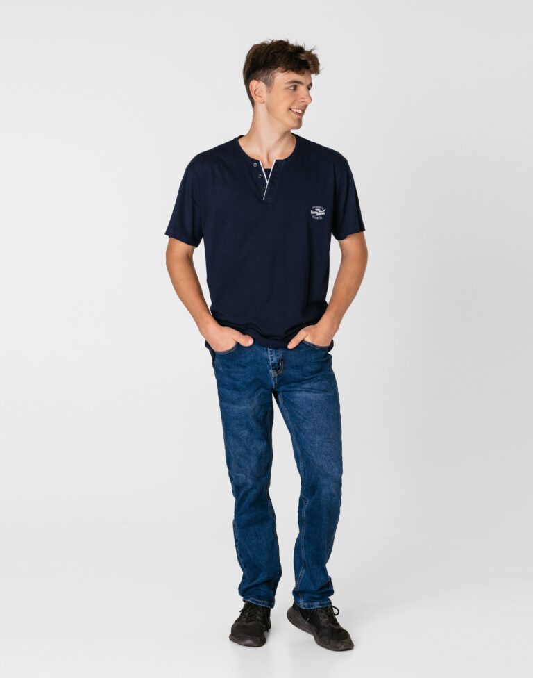 Duży Podkoszulek Koszulka T-shirt Męski Tshirt Duże Rozmiary 3648-2 4XL