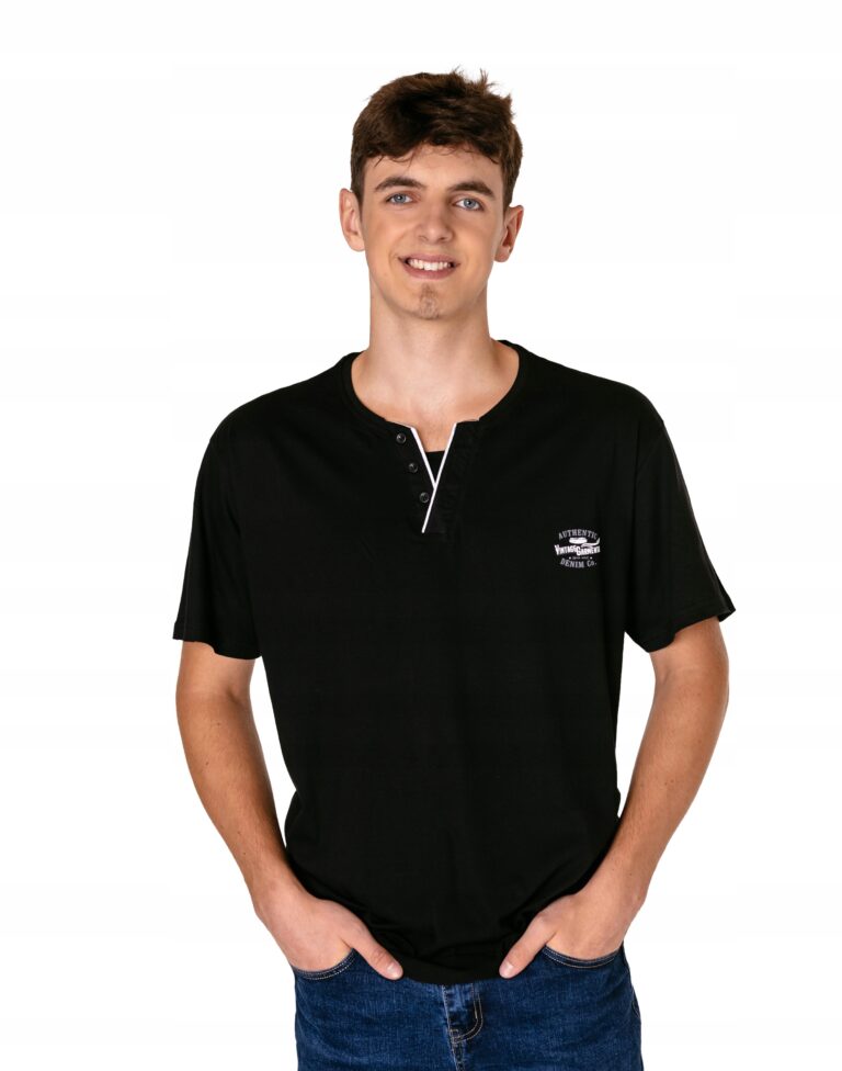 Duży Podkoszulek Koszulka T-shirt Męski Tshirt Duże Rozmiary 3648-1 5XL