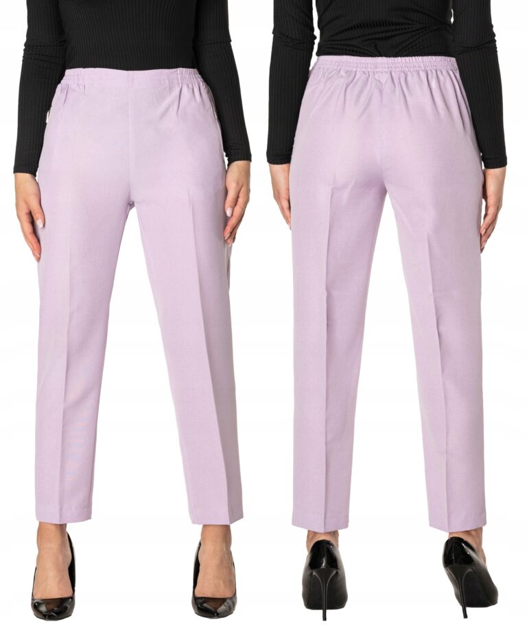 Eleganckie Spodnie Cygaretki Damskie VIP S001-7 23