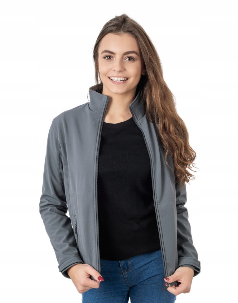 Kurtka Damska Termoaktywna Sofshell Promo XS stalo