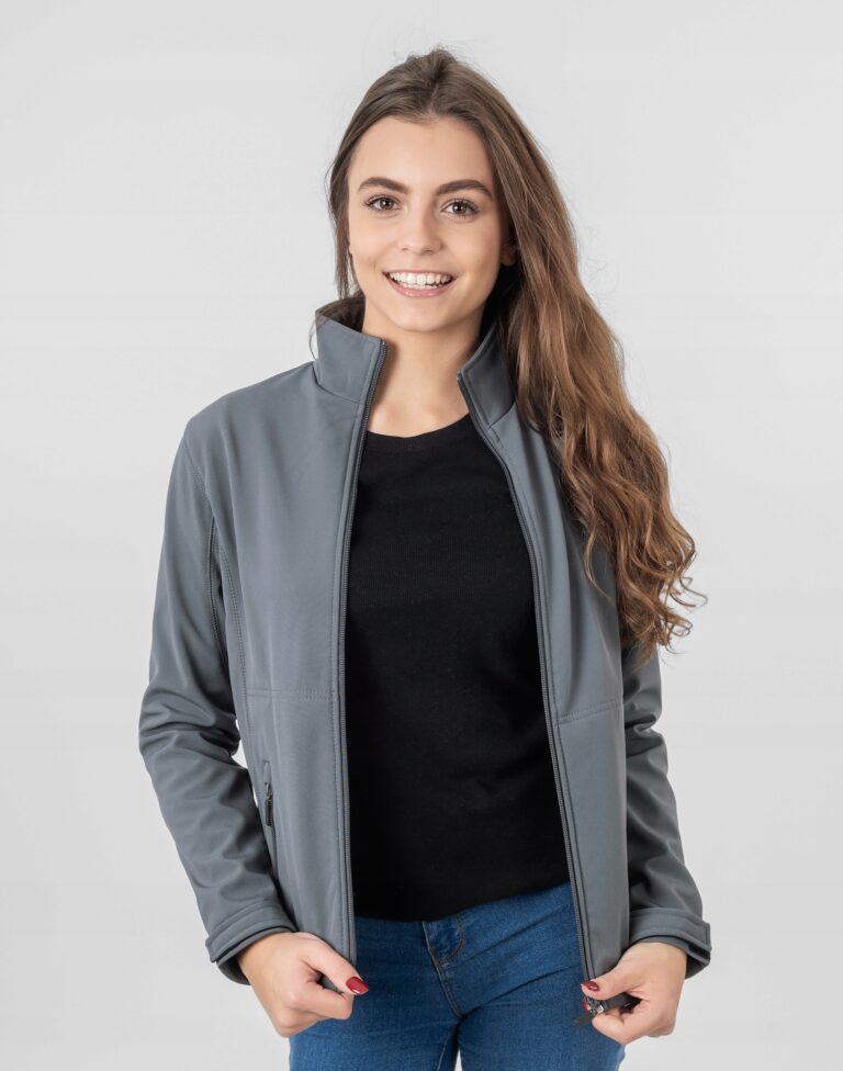 Kurtka Damska Termoaktywna Sofshell Promo XS stalo