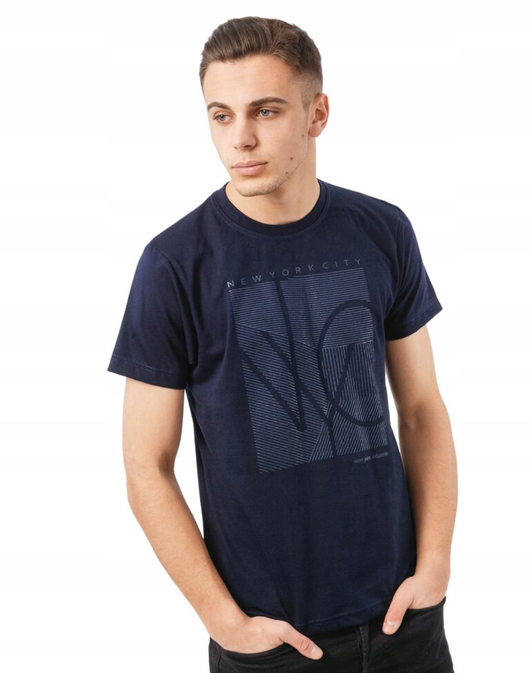 Podkoszulek Męski Koszulka T-shirt NEW YORK-04 r M