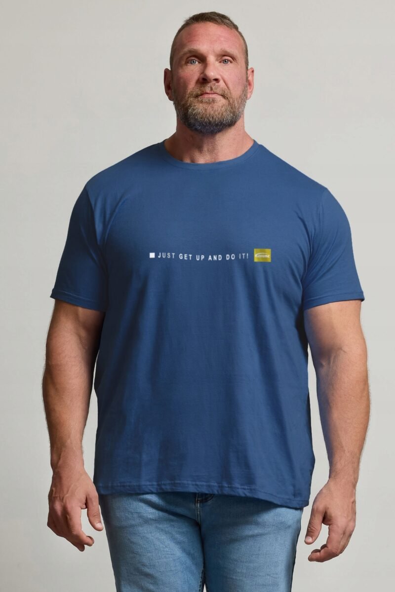 Duża Koszulka Podkoszulek Tshirt Męski Bawełniany Duże Rozmiary 2484-10 5XL