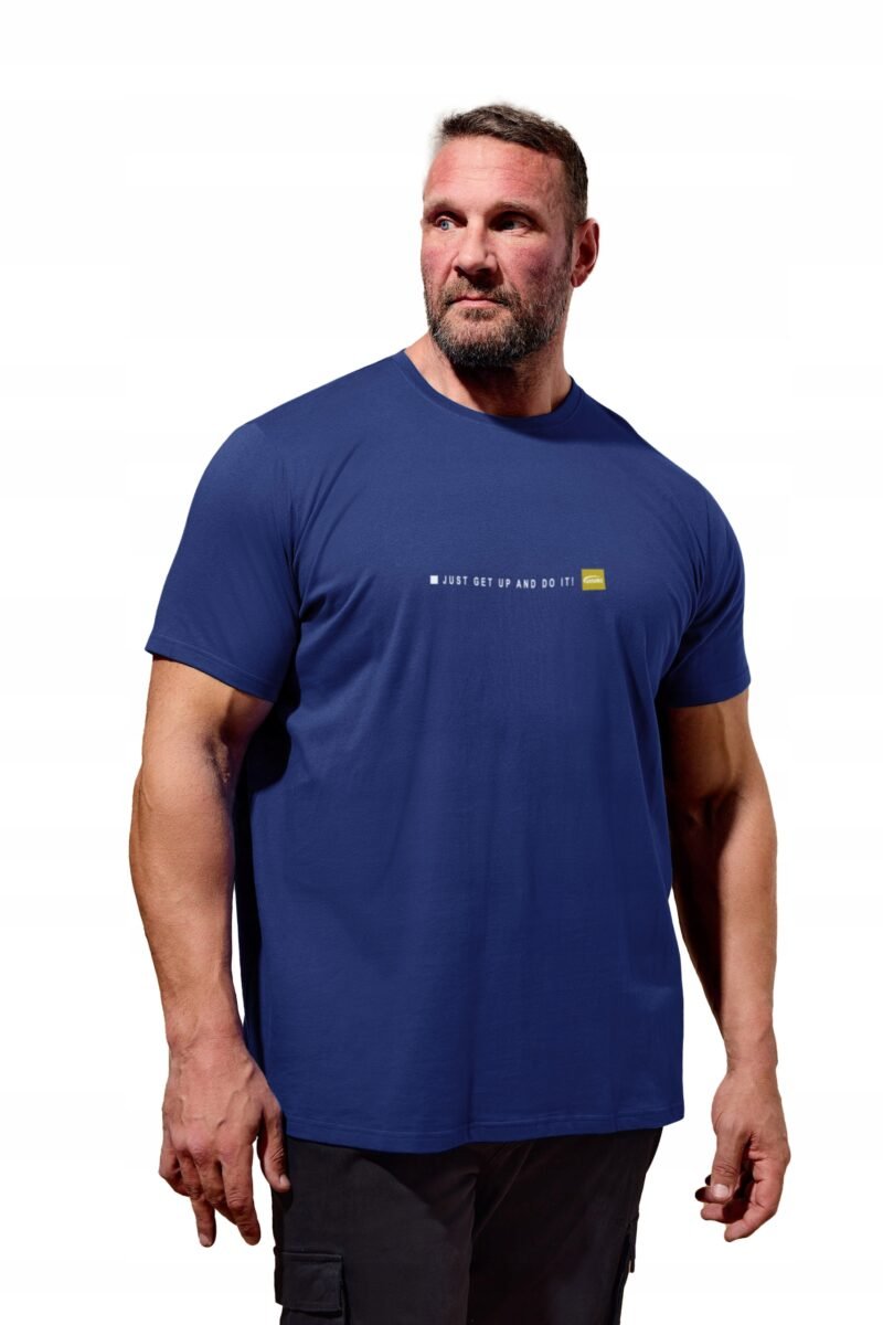 Duża Koszulka Podkoszulek T-shirt Męski Bawełniany Duże Rozmiary 2484-8 4XL