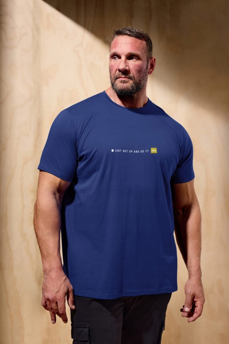 Duża Koszulka Podkoszulek T-shirt Męski Bawełniany Duże Rozmiary 2484-8 4XL