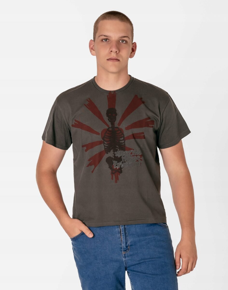 Koszulka Podkoszulek Tshirt Męski Bawełniany Krótki Rękaw na Lato TS12 r S