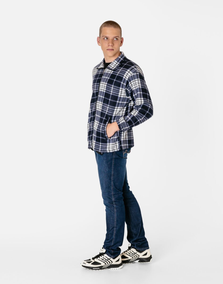 Ciepła Koszula Bluza Polarowa Męska Ocieplana Zasuwana Polar Zimę ART02-1 M