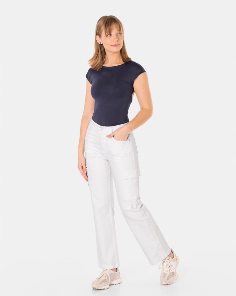 Szerokie Spodnie Szwedy Damskie CARGO Luźne z Szerokimi Nogawkami 7895B L