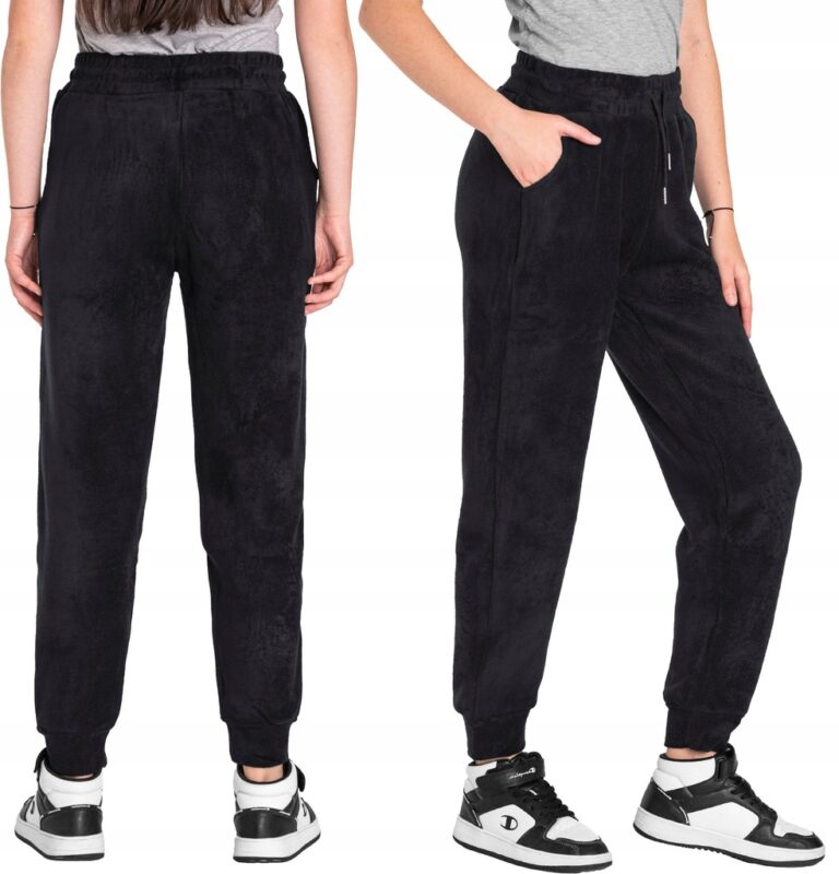 Grube Ciepłe Spodnie Dresowe Damskie Ocieplone Dresy z Polar PL12-2 5XL/6XL