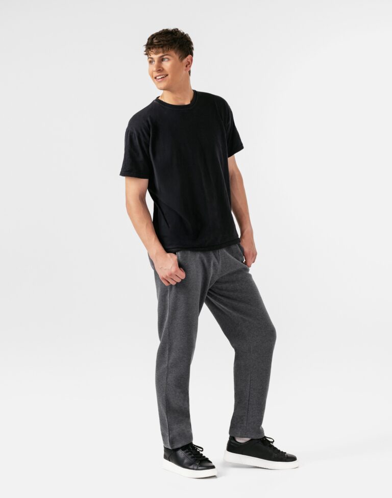 Duże Ciepłe Spodnie Dresowe Męskie Ocieplane Dresy Ocieplone 3772-3 r 4XL