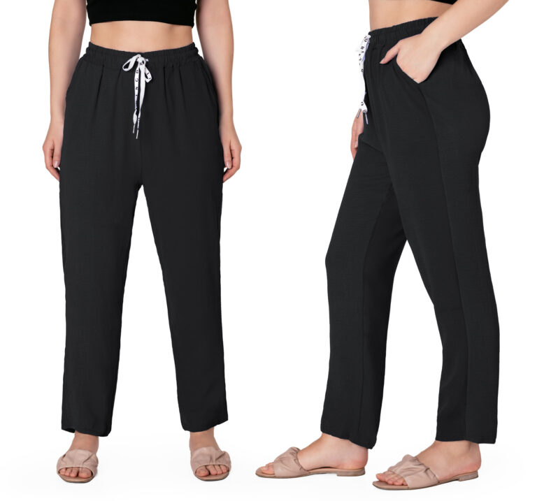 Cienkie Przewiewne Letnie Spodnie Damskie Luźne Bawełniane Lato 9901-2 4XL