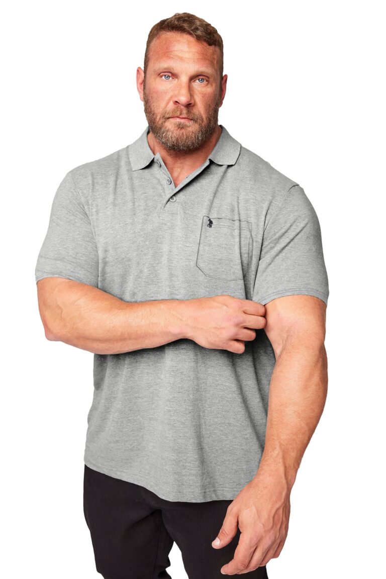 Duża Koszulka Polo Męska Bawełniana Krótki Rękaw Duże Rozmiary 3349-1 r 7XL