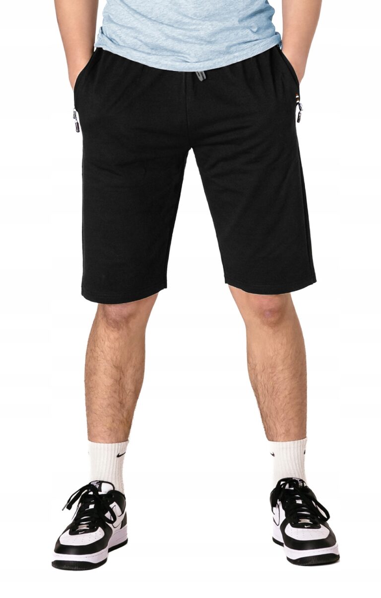 Krótkie Spodnie Spodenki Dresowe Męskie Dresy Bawełniane SPORT 4352-2 XXL