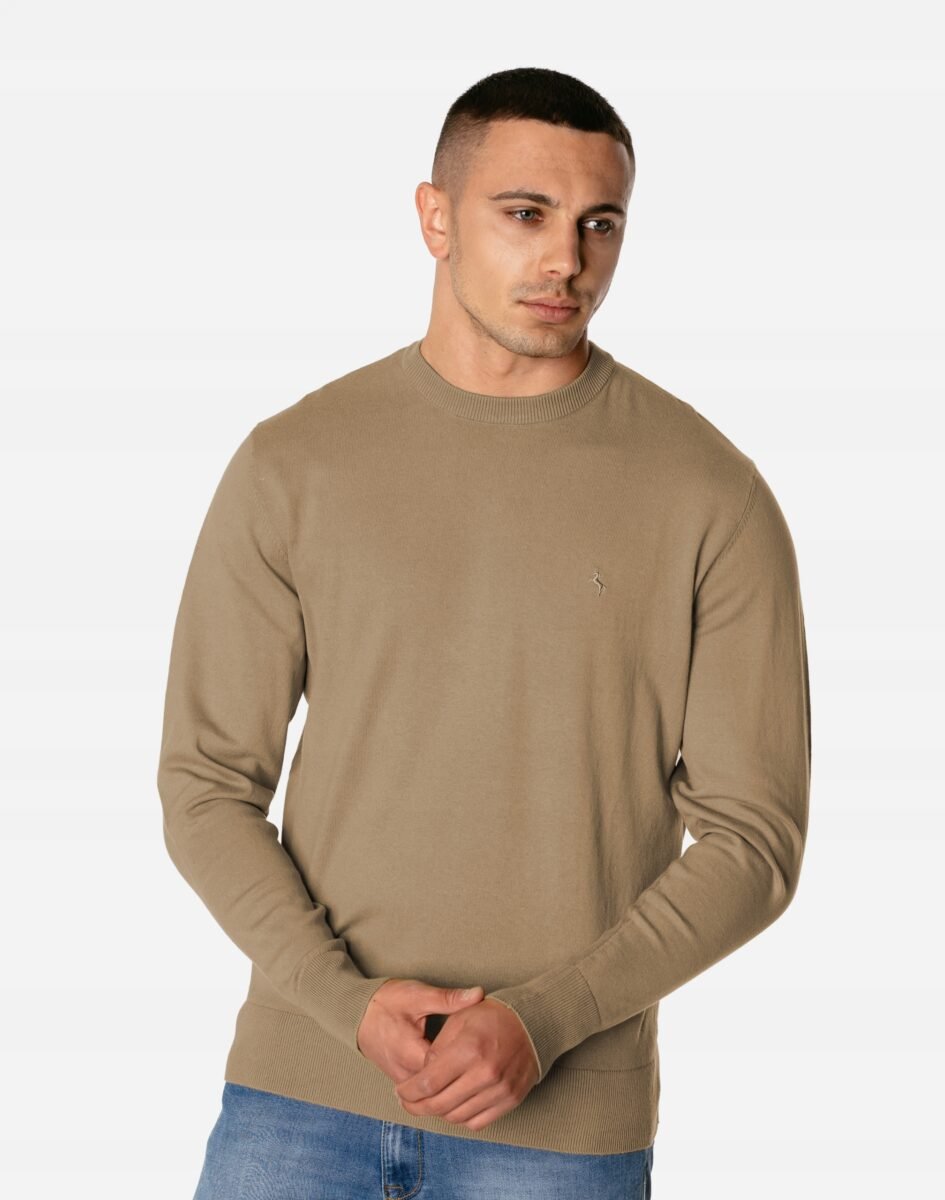 Elegancki Cienki Sweter Męski Półgolf Klasyczny Gładki Pół Golf S4S C62 M