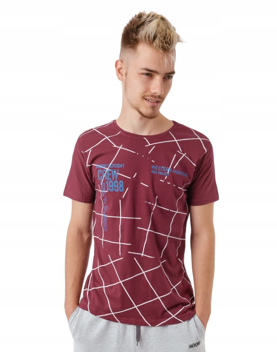 Koszulka Podkoszulek Męski T-shirt Top KM09-05 r L
