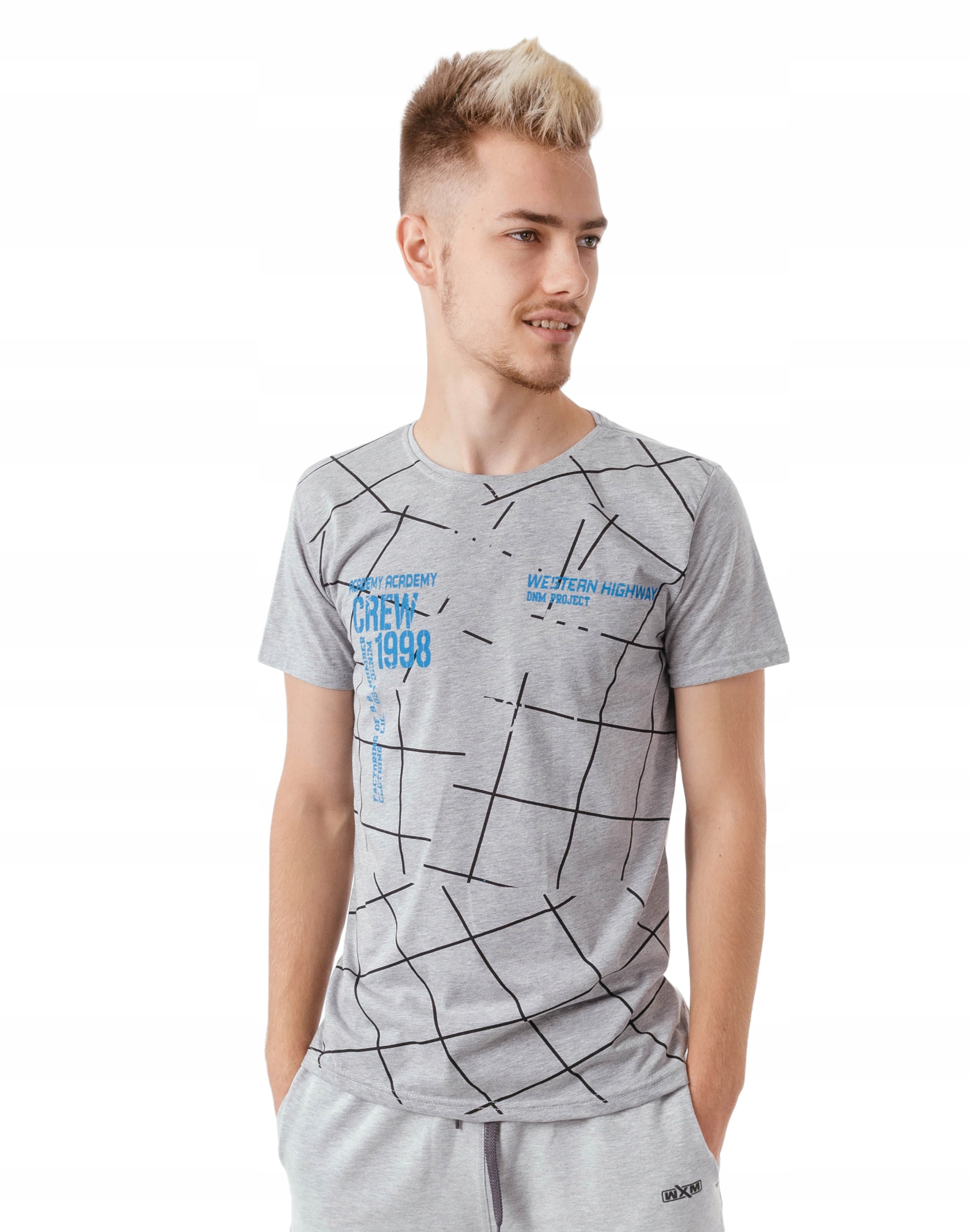 Koszulka Podkoszulek Męski T-shirt Top KM09-11 r M