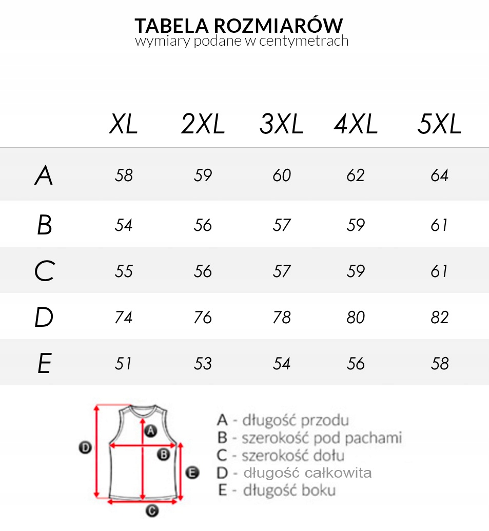Bokserka Męska Tank Top Koszulka 65210 3XL stalowy
