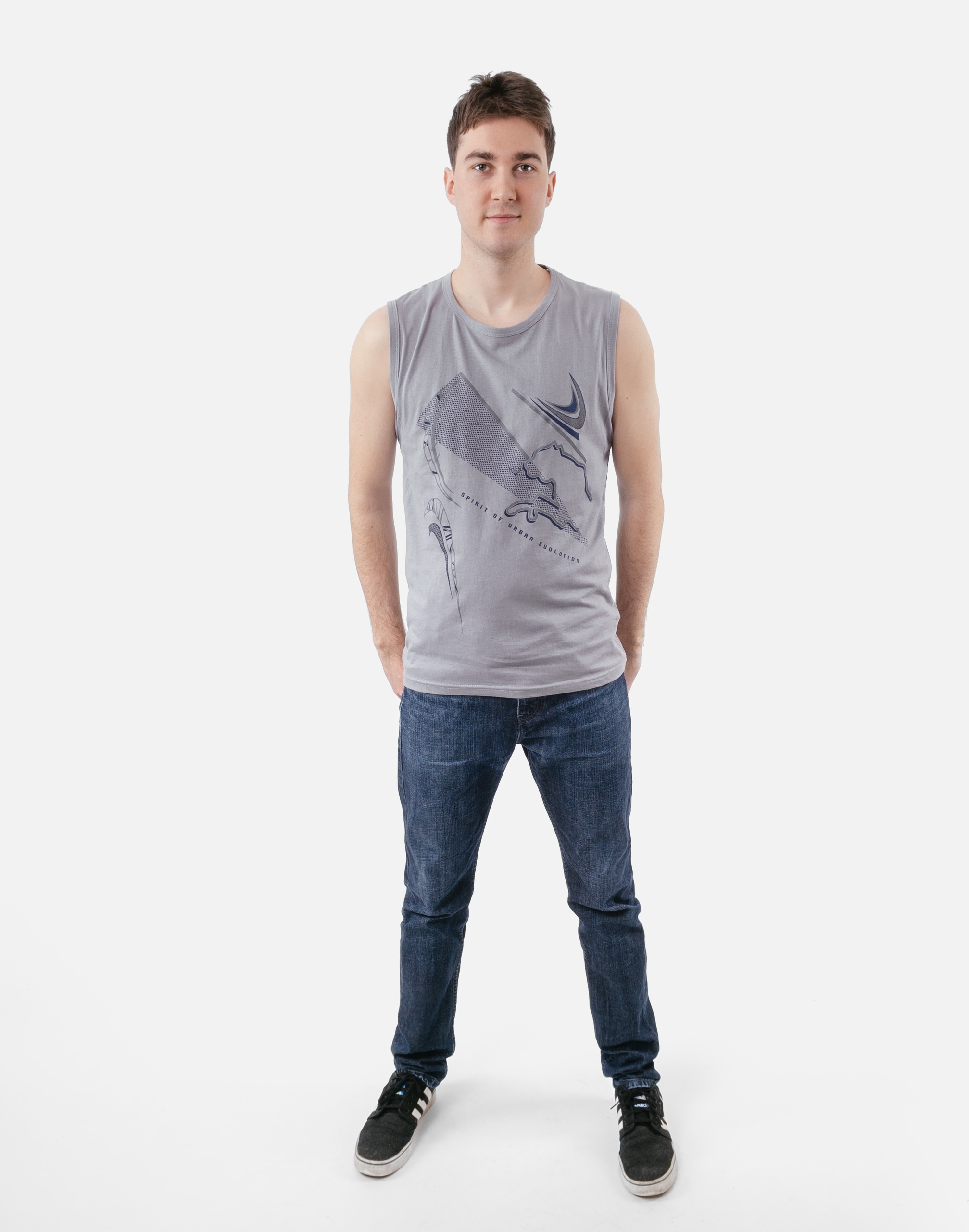 Koszulka Męska Bez Rękawów Tank Top 478-07 r M