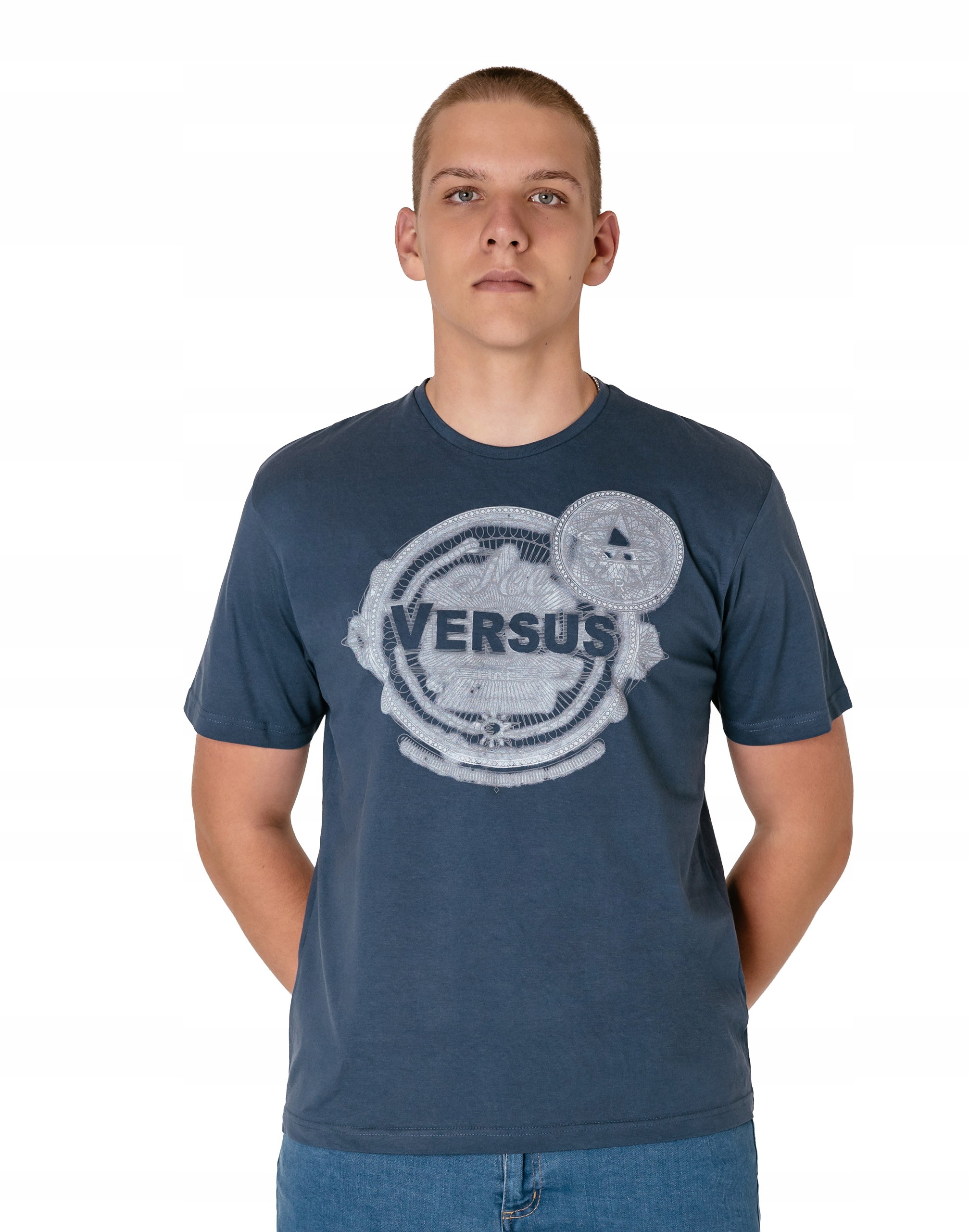 Koszulka Podkoszulek Tshirt Męski Bawełniany Krótki Rękaw CLOVER T12 L jea
